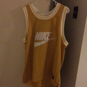 Nike Yellow Sports Jersey